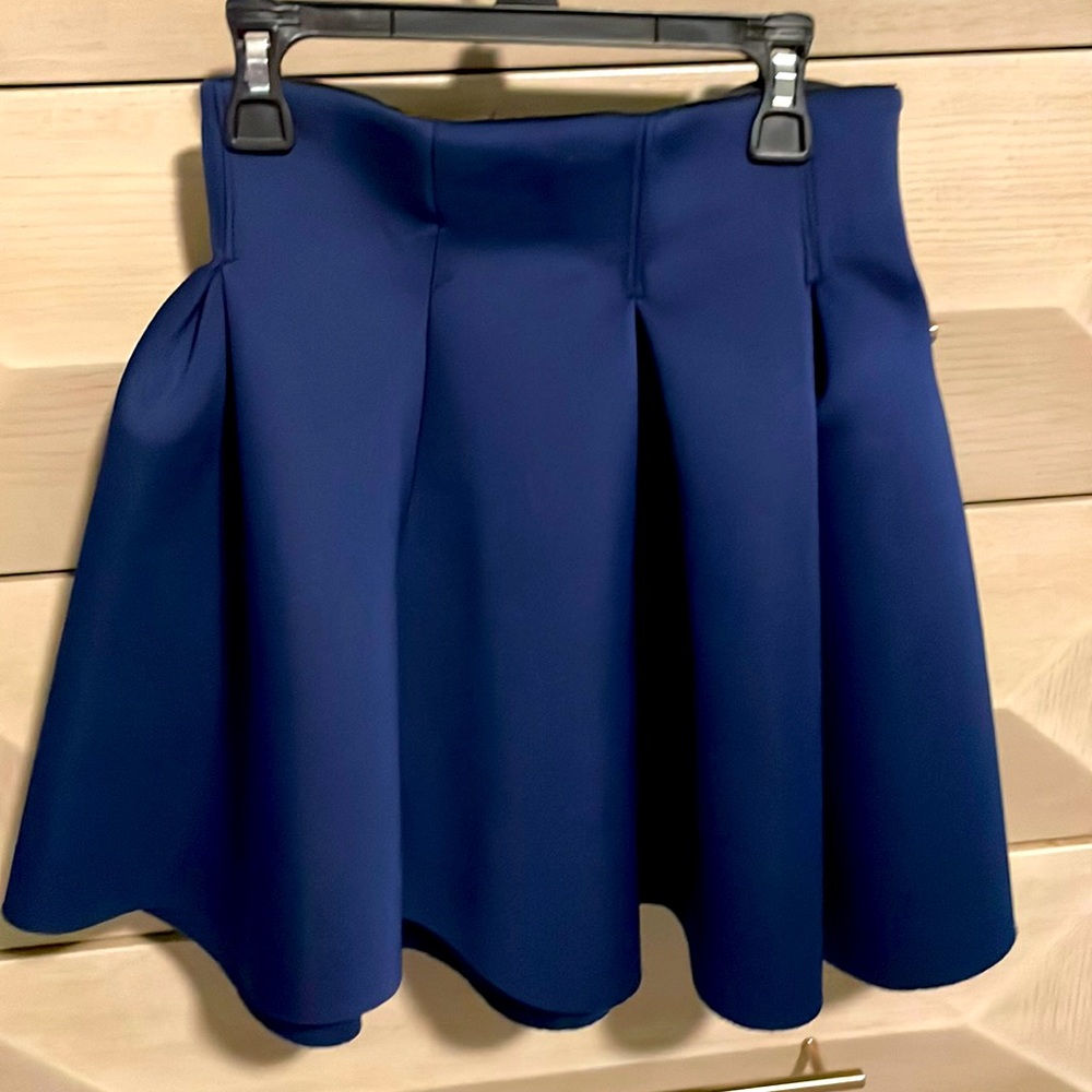 Windsor Royal Blue Pleated Skirt
